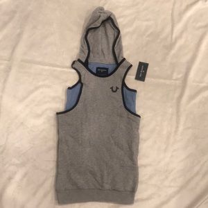 True Religion girl’s grey hooded dress